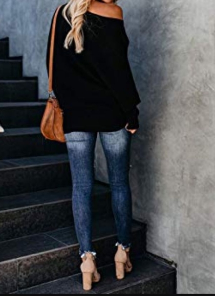 Cozy Off Shoulder Knit Top - Picture 5 of 5